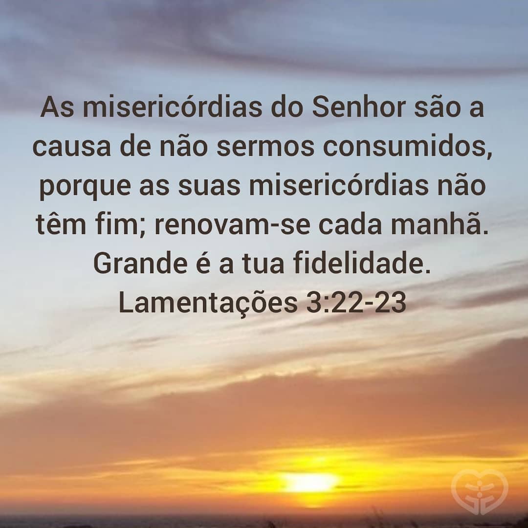 Lamentações 3:22-23