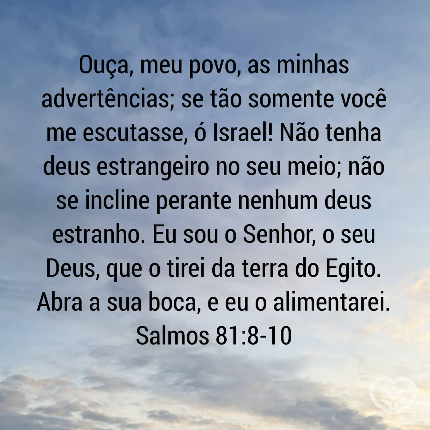 Salmos 81:8-10