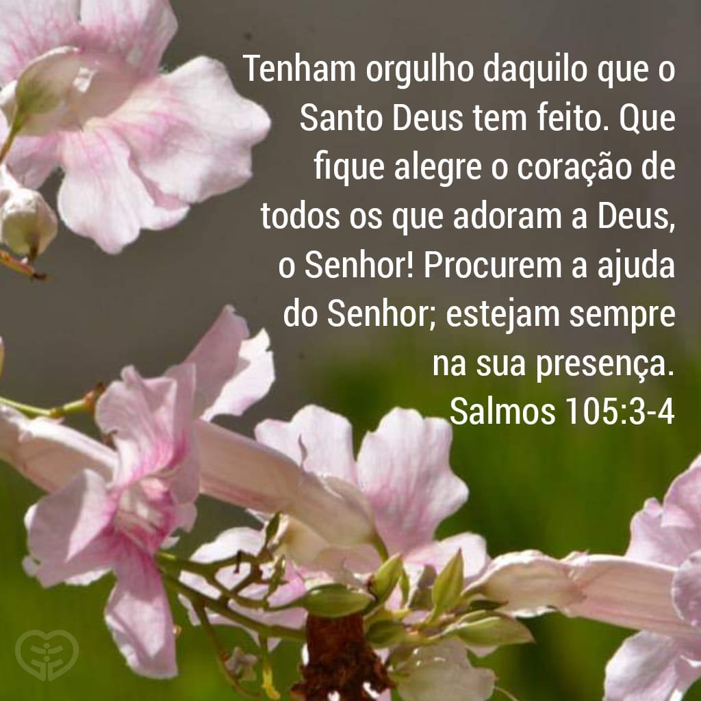 Salmos 105:3-4