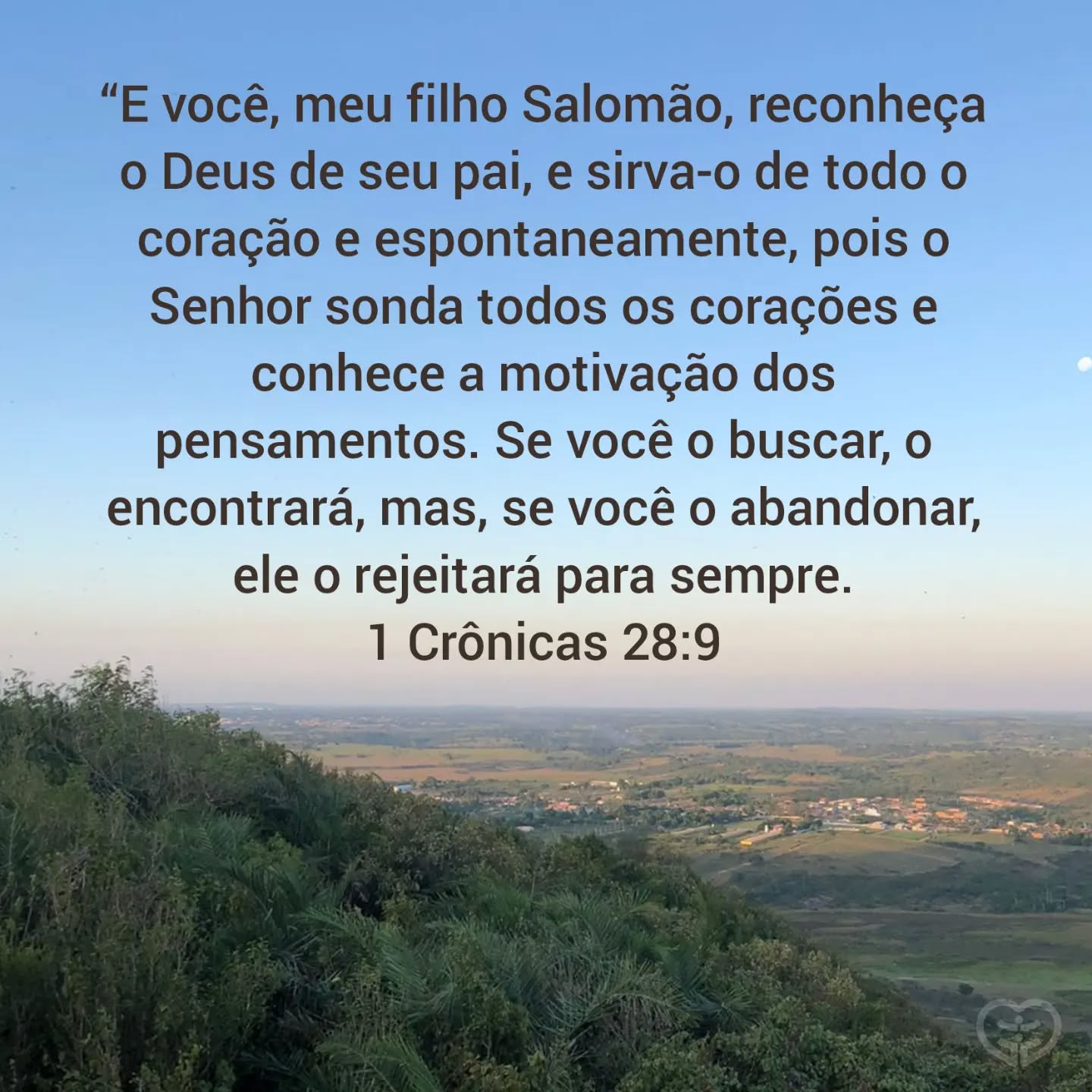 1 Crônicas 28:9