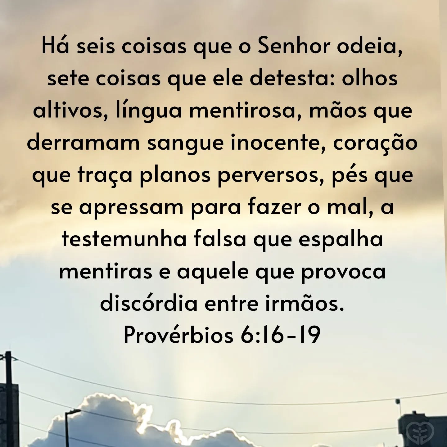 Provérbios 6:16-19