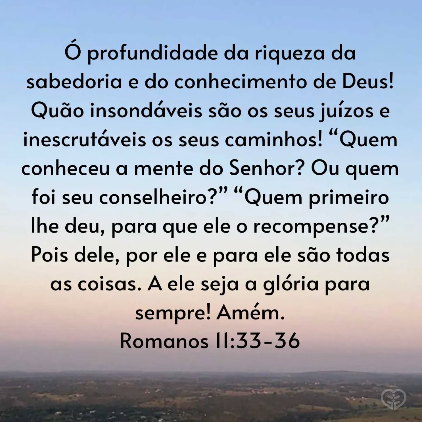 Romanos 11:33-36