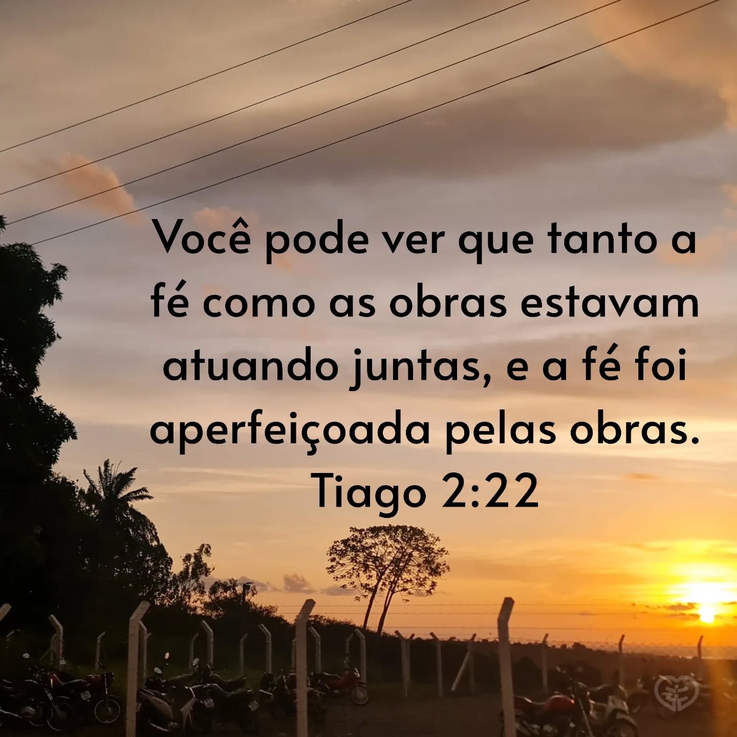 Tiago 2:22