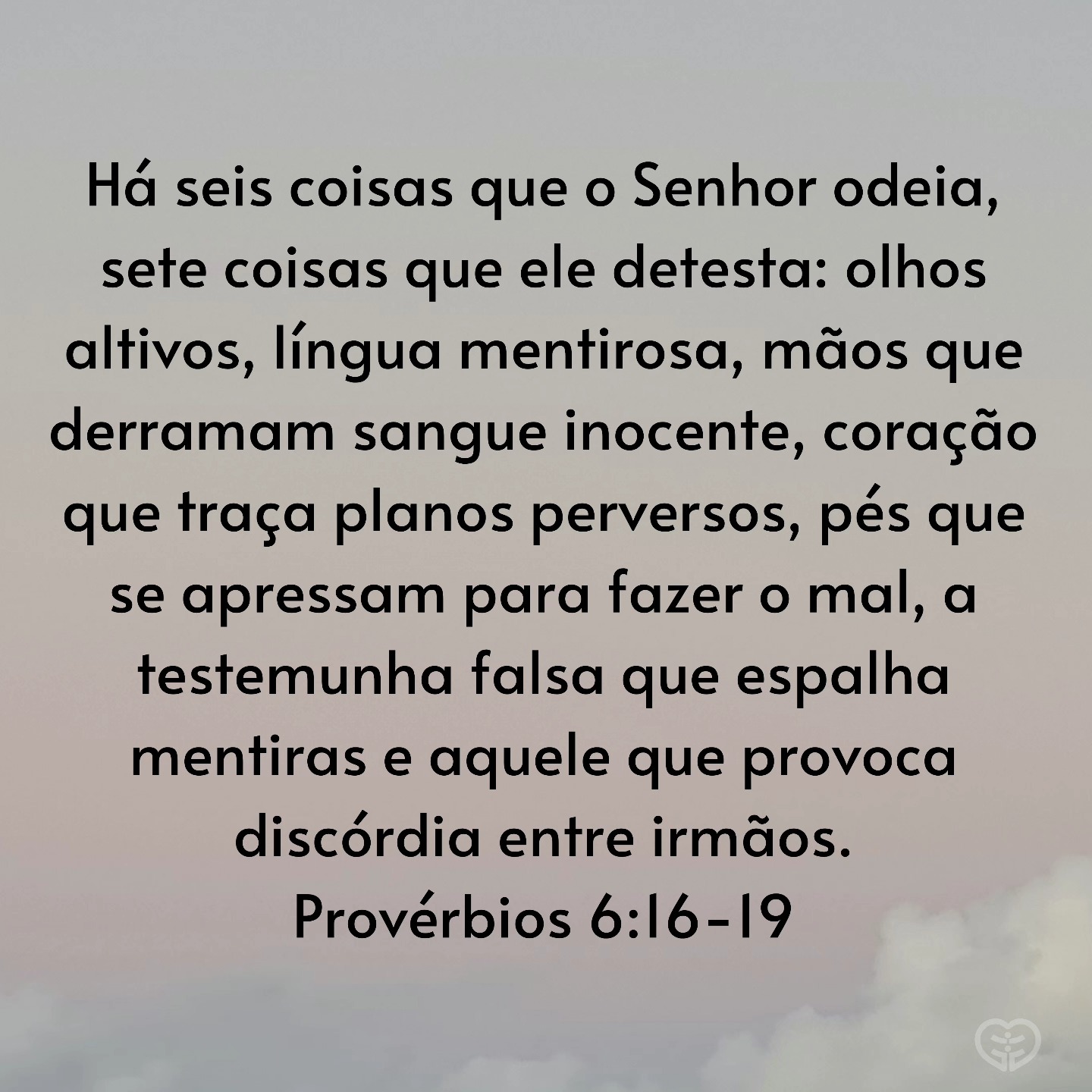 Provérbios 6:16-19