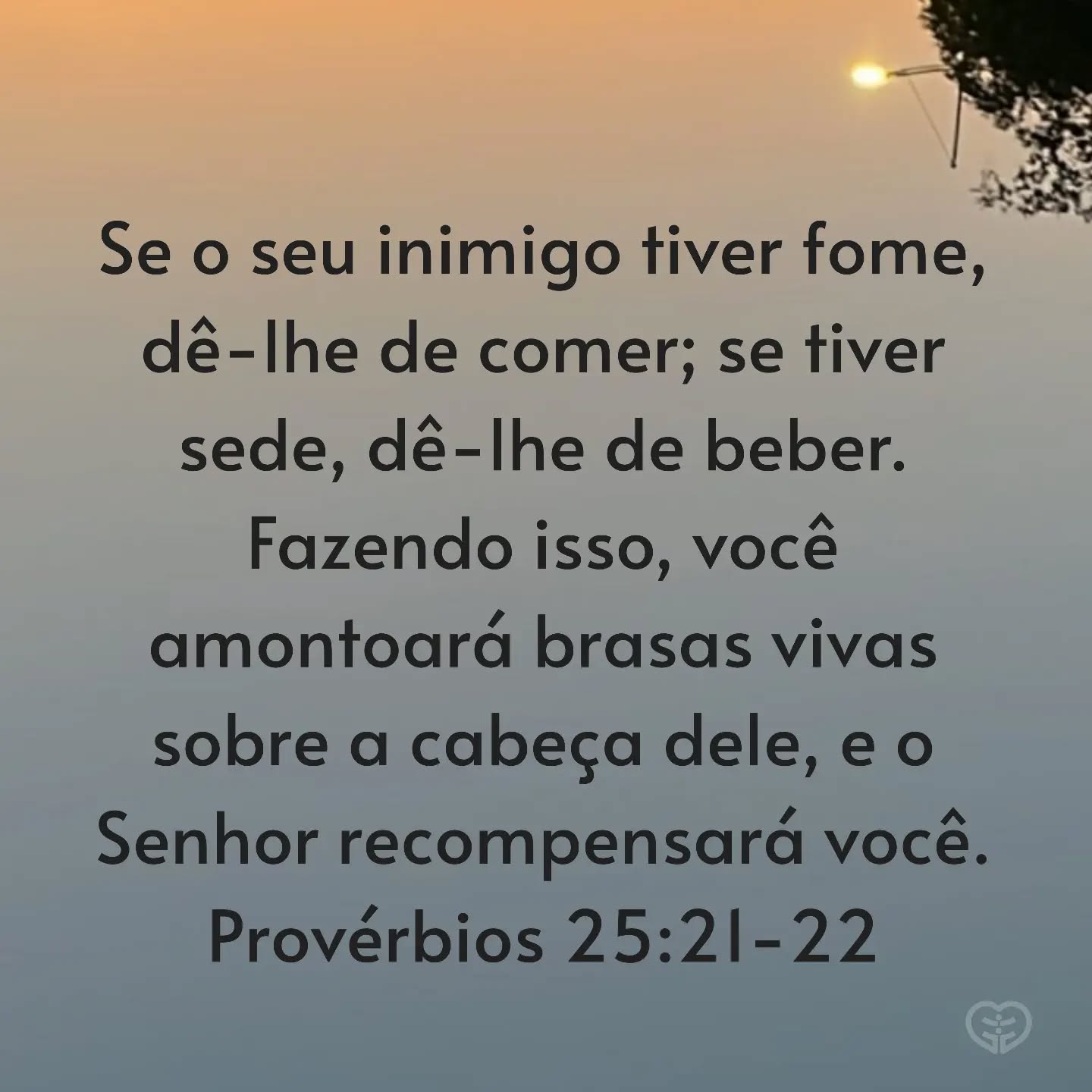 Provérbios 25:21-22