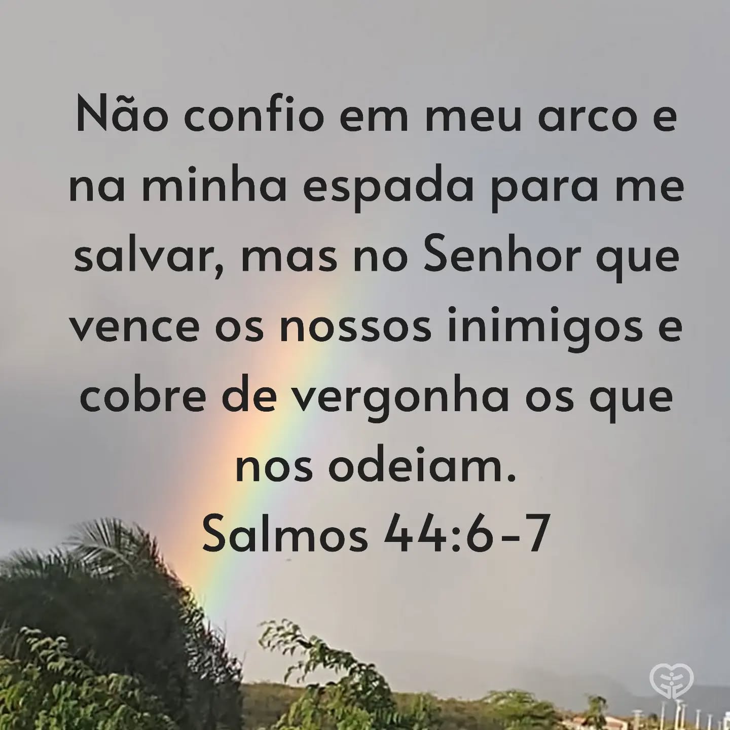 Salmos 44:6-7