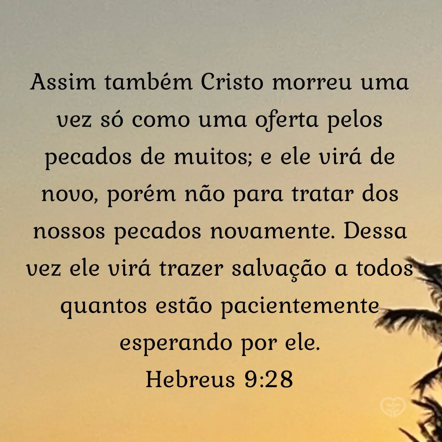 Hebreus 9:28